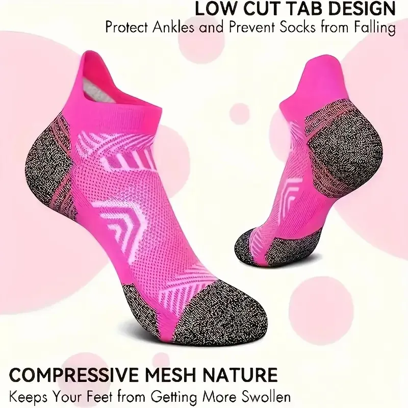 5/10 Pairs Neutral Sports Socks Fashionable Striped Sweat Absorbing Breathable Outdoor Running Basketball Couple Casual Socks﻿ image 4