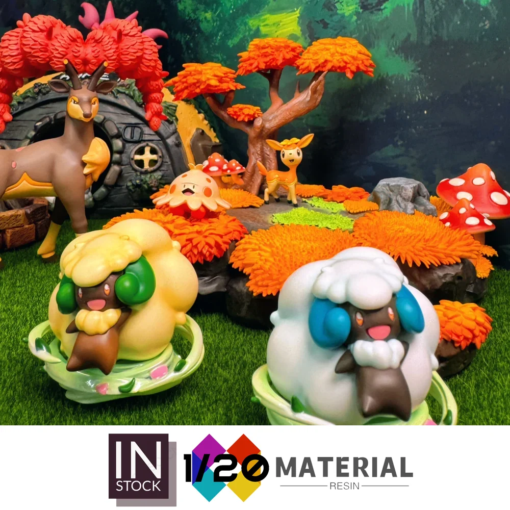 

[In Stock]1/20 Resin Scale World [TP] - Cottonee & Whimsicott