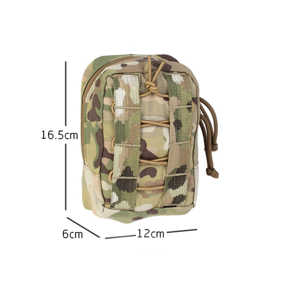 Outdoor Vest FS Vertical GP Sundry Bag Molle Storage Bag  Multipurpose Accessories Bag Fabric