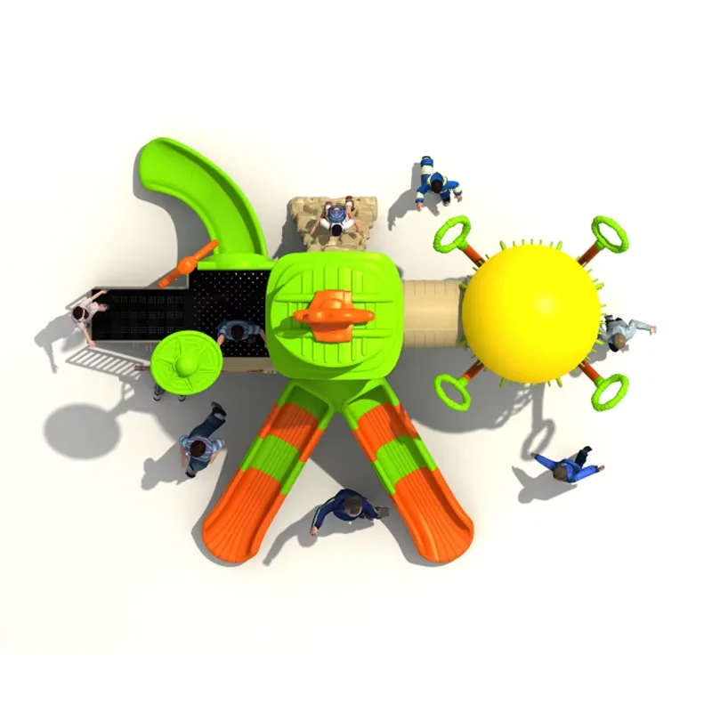 شرائح مخصصة متعددة الوظائف لملعب الأطفال في الهواء الطلق والحدائق ورياض الأطفال مصنوعة من البلاستيك المتين #5