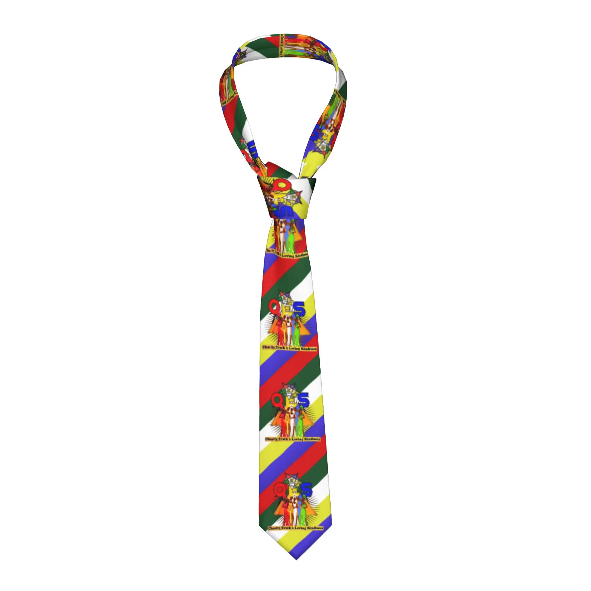 Formal OES Style Order Of The Eastern Star Sistar Freemason Tie for Party Men  Necktie