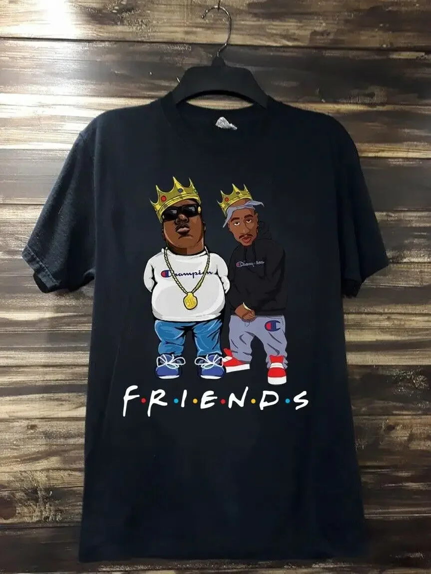 Friend Rapper The Notorious B.I.G And Tupac T Shirt. Best Gift For Men/Women