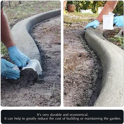 Outil de moule à Fiosphréinitialisation en forme de spatule, bricolage de marijuana, plâtre de sol, béton, ciment