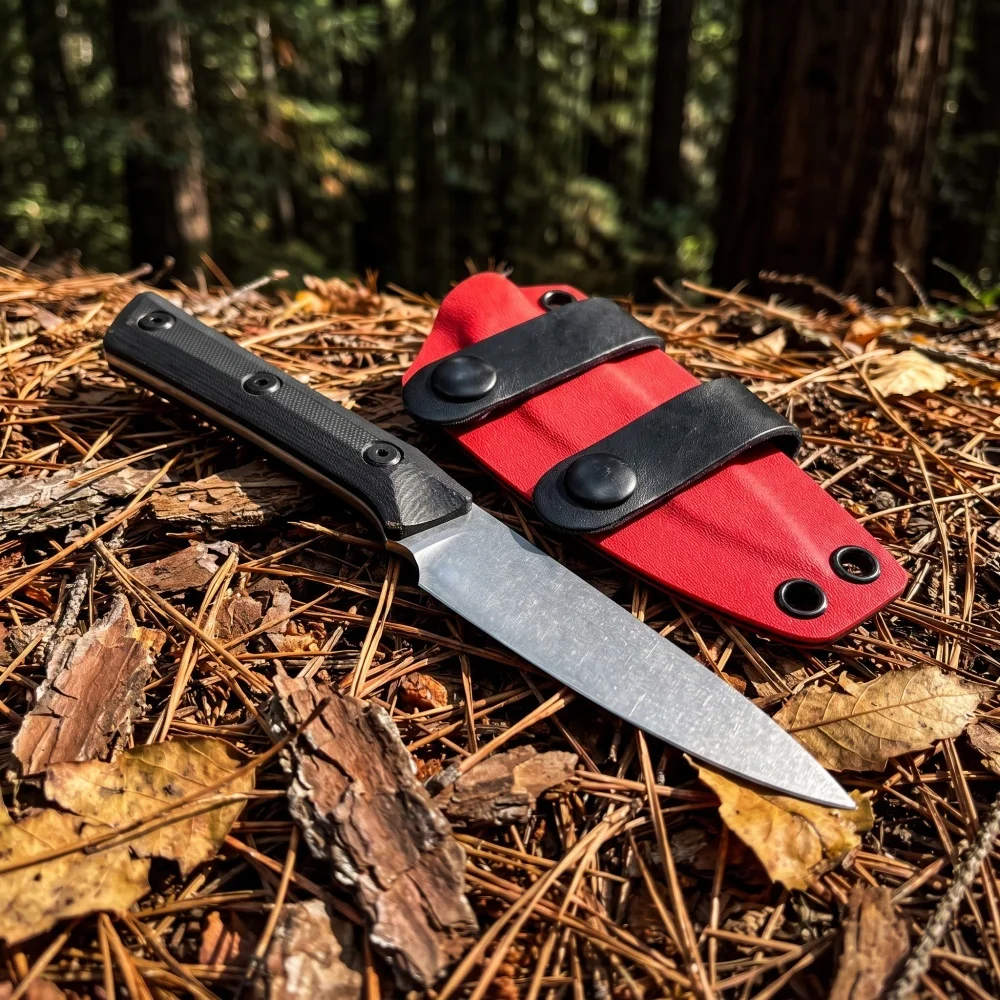 سكين فواكه 3500-10BK مفضل للطب - مراجعة Camping Cooking Knife With Sheath وسعره