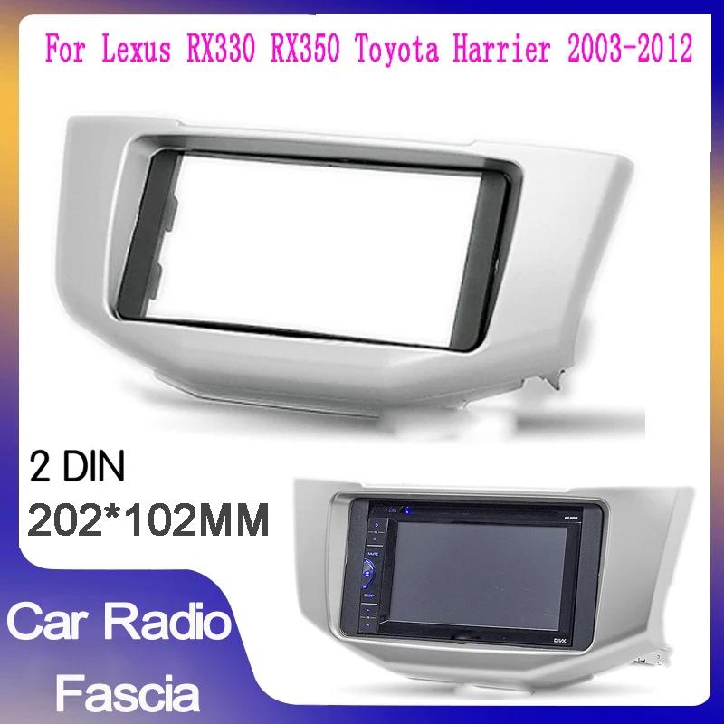 

2Din Car Radio Stereo Fascia For LEXUS RX-300 RX-350 RX300 RX350 TOYOTA Harrier 2003-2013 car radio fascias