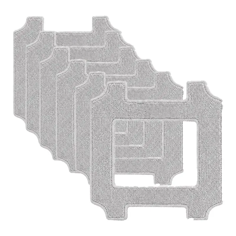 ABZA-Reusable Cleaning Pads For Lubluelu Window Robots CH00, CH01 CHYW201, CHYW200- Washable Replacement Cloths 6Pcs
