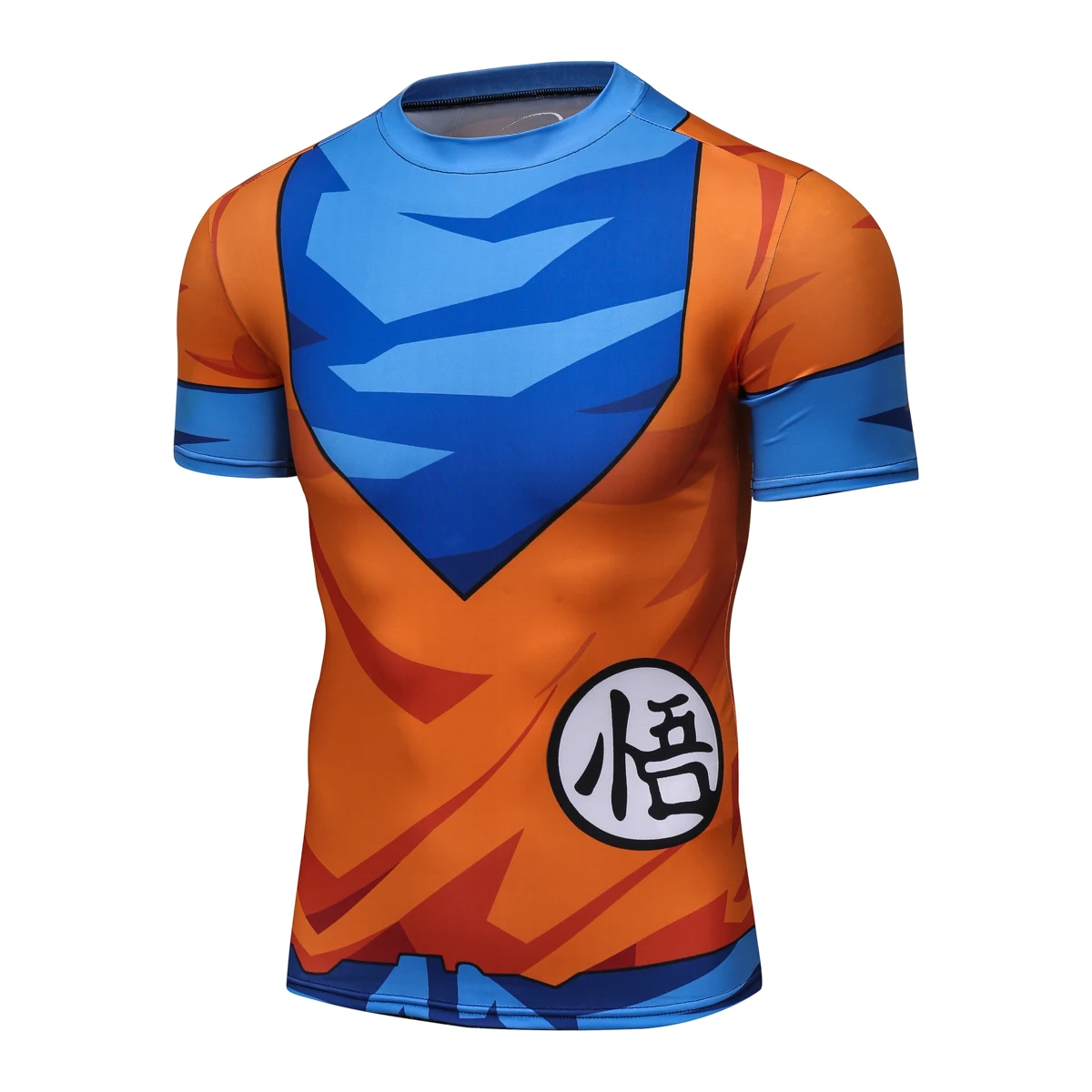 Dragon Ball Compression Men Clothing Custom Short Sleeve Tops Gym Rashguard Digital Sublimation Printed T-Shirts Streetwear