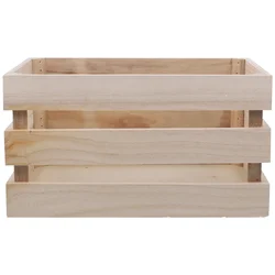 Desktop Container Vintage Crates Display Storage Box Organizer Office Wooden Box