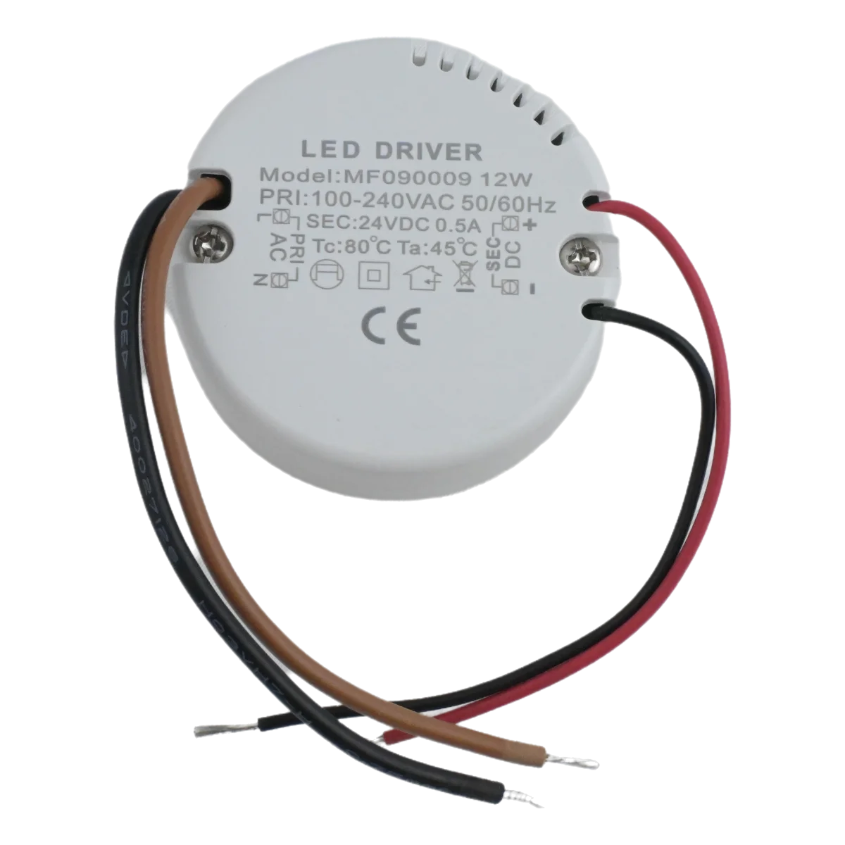12W 15W Round LED Driver AC 220-240V TO DC 12V 24V Power Supply Adapter External Transformer For LED Strip Lamp Indoor Lighting