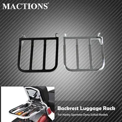 Motorcycle Sissy Bar Backrest Luggage Rack Rear Carrier For Harley Sportster XL 883 1200 04-22 Softail FXDB FXBB FLFB Dyna FXDL
