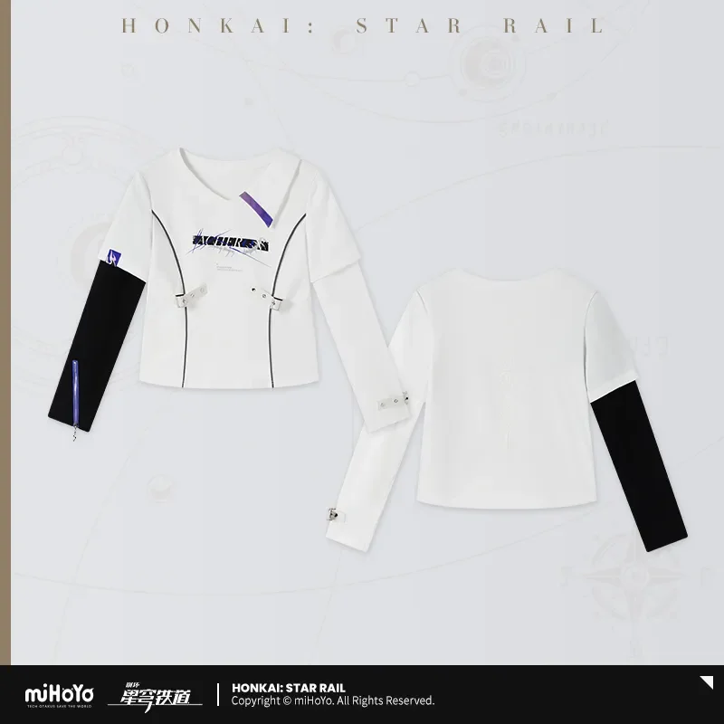 

Presale Sunsyea Honkai Star Rail Official Merch miHoYo Original Authentic Themes Series Acheron Long Sleeve T-shirt