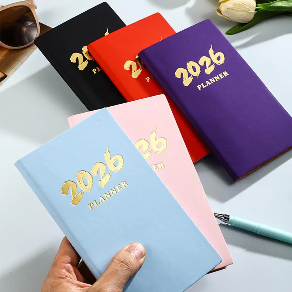 2026 Planner with Elastic Straps Planner 2026 Agenda Planner Streamlined Time Management Organizer 12-month Versatile Planning