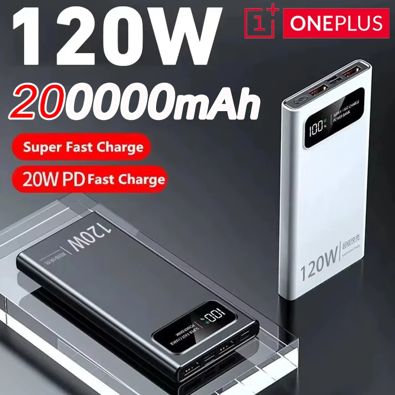 Power Bank OnePlus 200000mAh 120W 14.68€