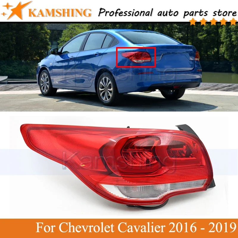 Kamshing Rear Tail light lamp For Chevrolet Cavalier 2016 - 2019 Rear Brake Light Taillight Tail lamp head Lamp headlight