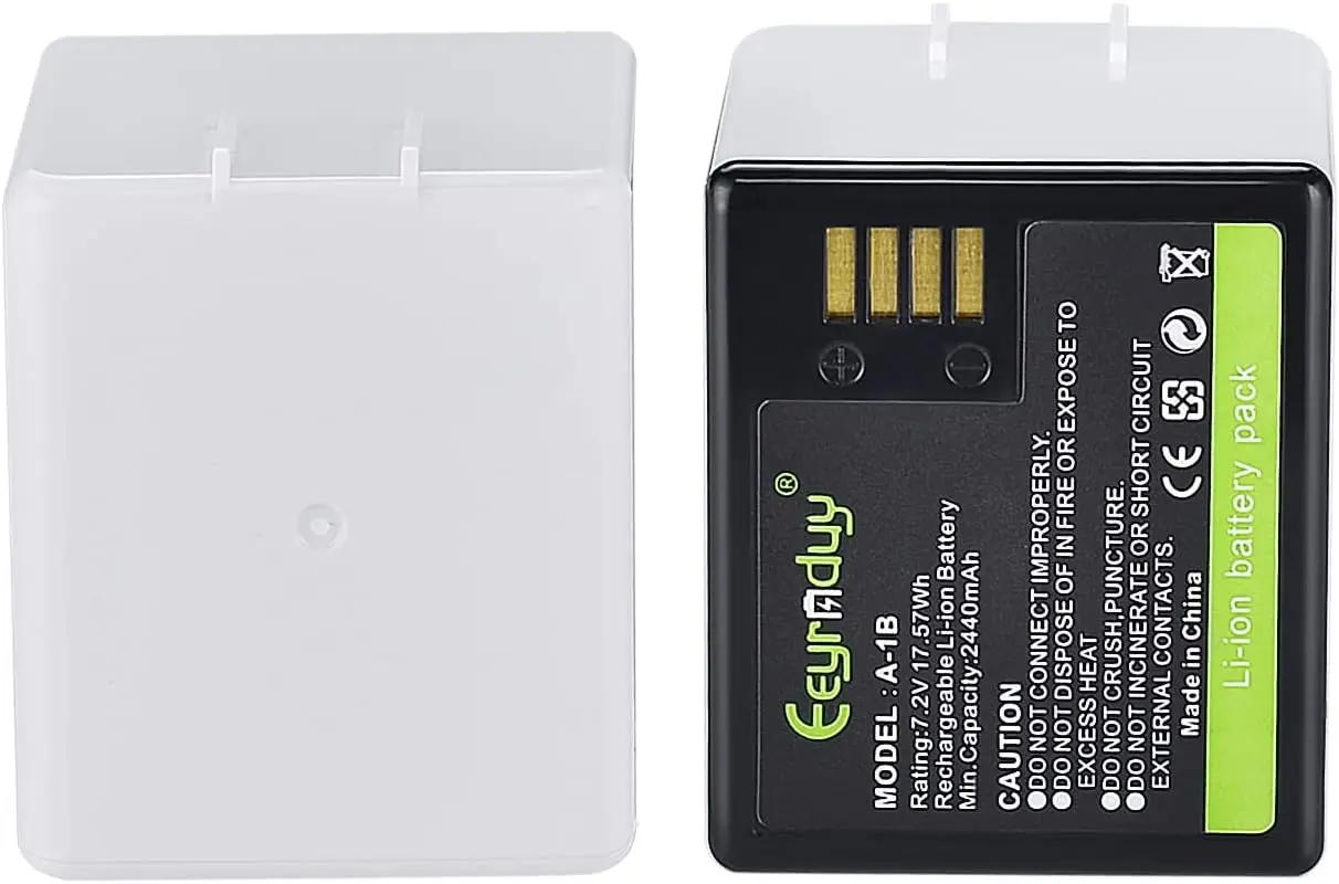 

A-1B Battery Replacement for arlo Pro,Pro 2 Camera VMA4400 2440mAh Rechargeable Lithium-ion Batteries 7.2V/17.57Wh