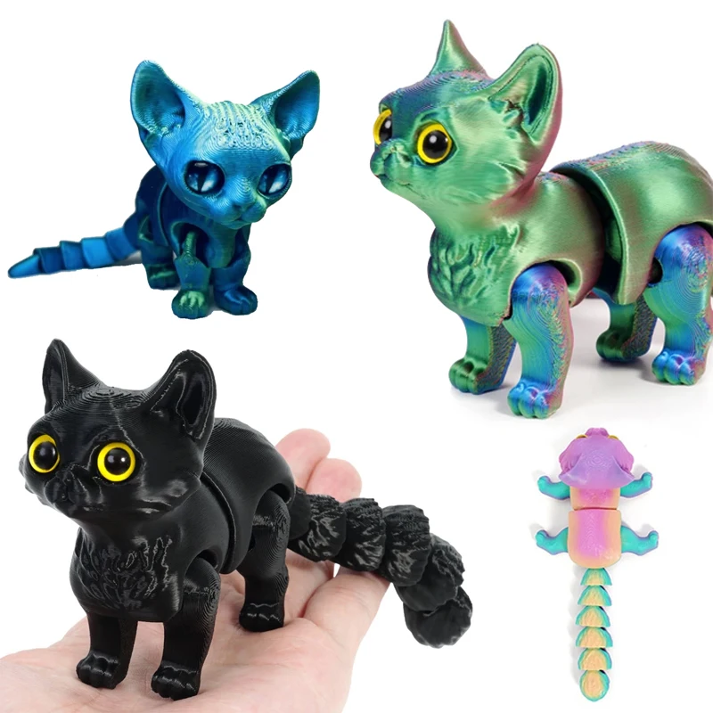 3D พิมพ์ Tyrannosaurus Rex ไดโนเสาร์ที่สมจริงรุ่น Jointed Full Movable ของขวัญวันเกิดสัตว์ที่สมจริงตกแต่งเดสก์ท็อป