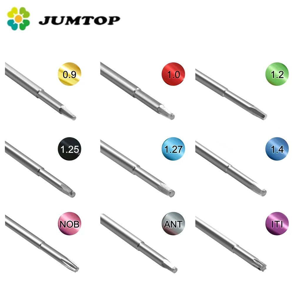 

JUMTOP 1Pc Dental Abutment Implant Screw Drivers Laboratory Stainless Steel Screwdriver