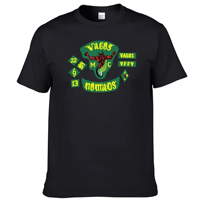 

Vagos Mc T-Shirt 100% Cotton Shirt Top Sales N02