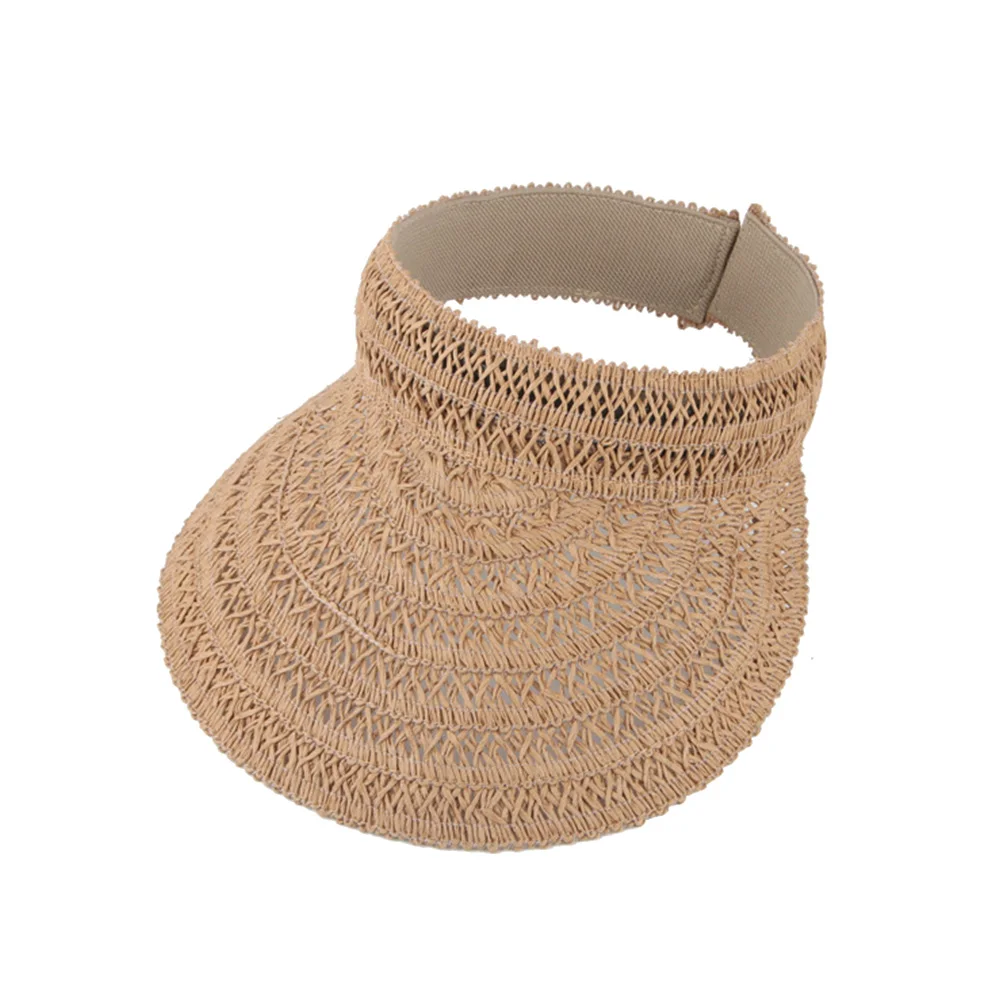 

Children Summer Cool Hat Kids Straw Baby Girl Empty Sun Protection Breathable Wide Brim Outdoor Beach Play Adjustable Design