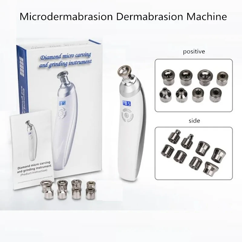 New Micro-dermabrasion Facial Skin Care Beauty Device Skin Diamond Dermabrasion Removal Scar Acne Pore Peeling Machine Massager