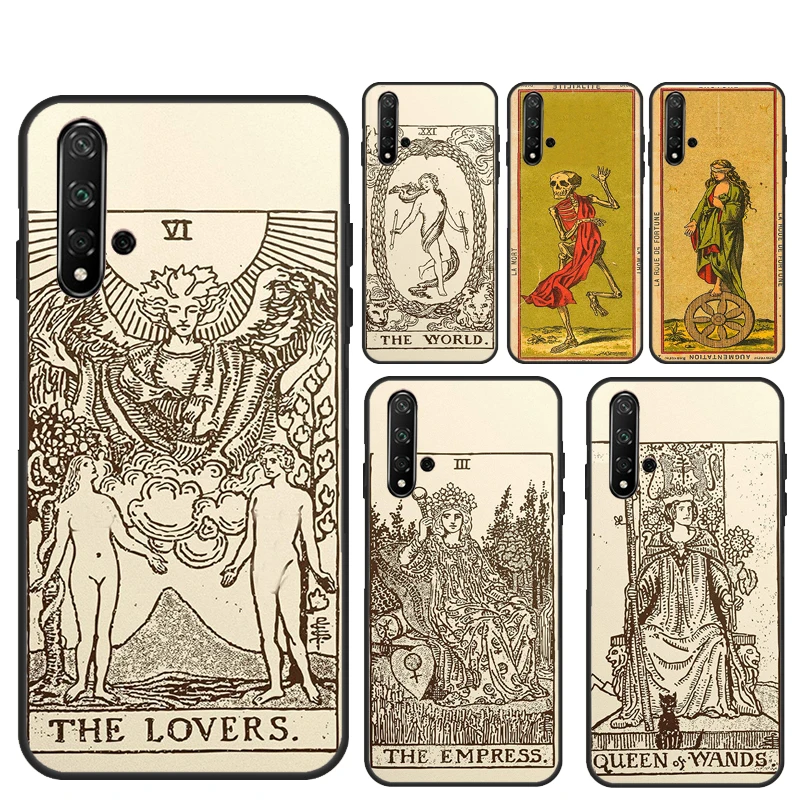 بطاقة التارو علم التنجيم الشمس القمر عاشق لهواوي نوفا 9 10 SE 5T 12s 12i 11i Y91 Y90 Y60 Y70 Y72 Y61 P20 P40 P30 لايت P60 برو #1