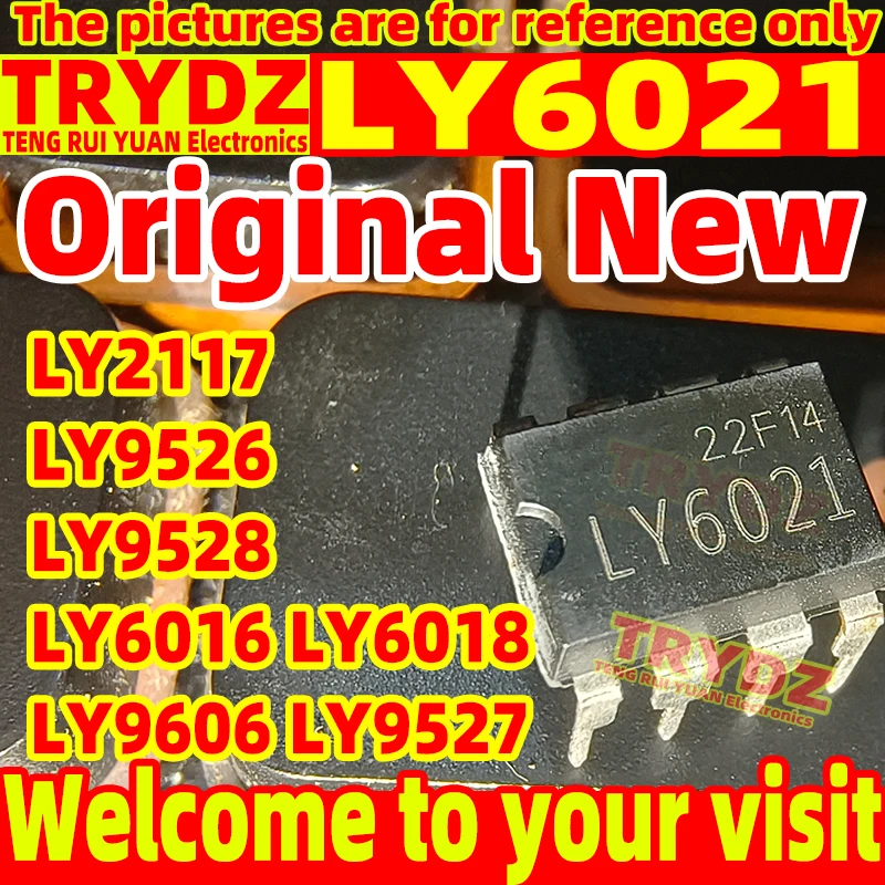 20-5pcs Original New LY2117 LY9526 LY9528 LY6016 LY6018 LY9606 LY9527 LY6021 DIP8