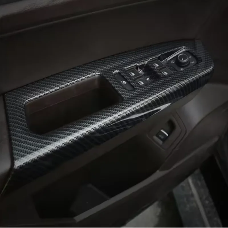 For Volkswagen VW Atlas Teramont 2017- 2019 Accessories Car Interior Window Lift Button Trim Inner Door Armrest Cover Trims