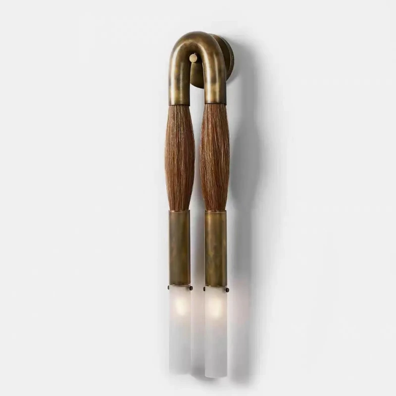 Vintage Room Design Wall Lamp Novel Background Wall Sconce Lights Retro Living Room Bedroom Decor Interior Lighting Fixture