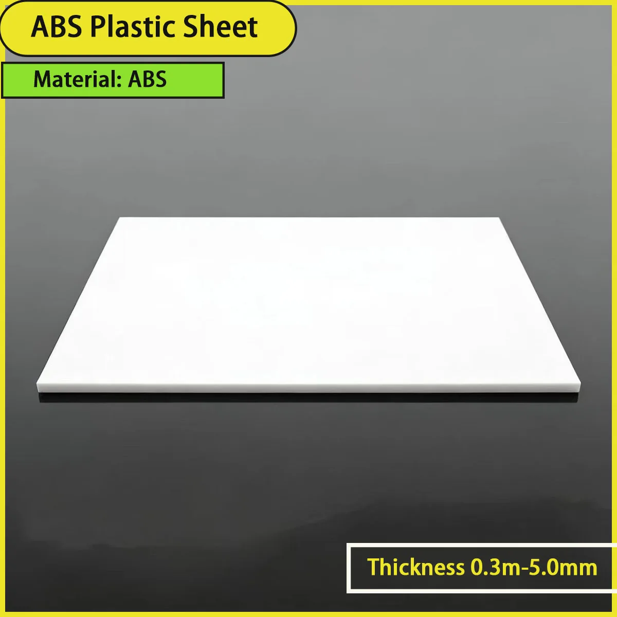 0.3m-5.0mm thick ABS plastic board is used for equipment casings, fixtures, advertising signs, electronic accessories, etc