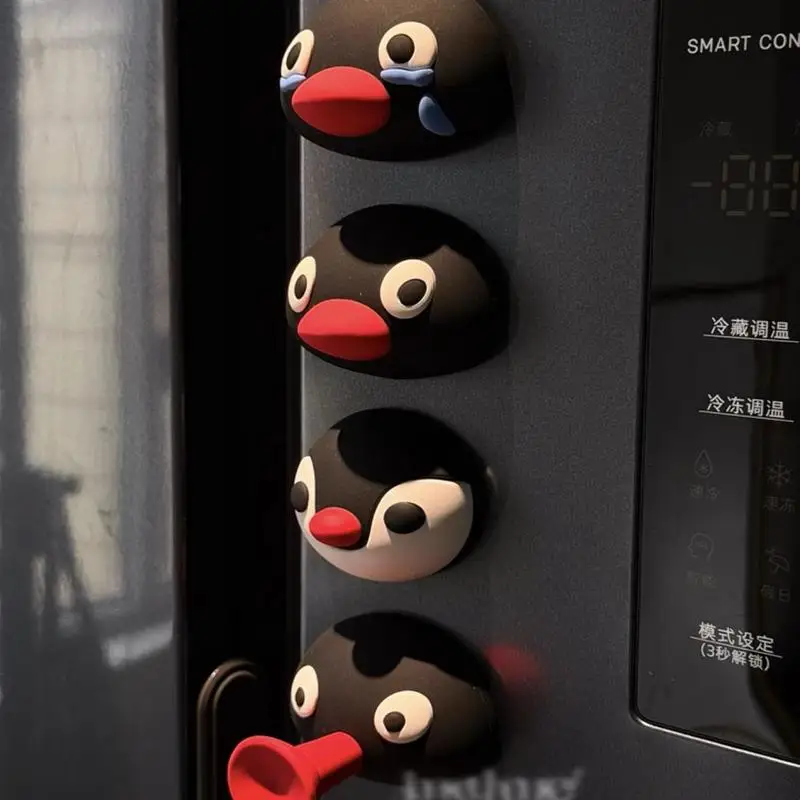 แม่เหล็กติดตู้เย็นลายการ์ตูนพินกี้น่ารัก - สติ๊กเกอร์ตกแต่ง 3 มิติ และตะขอแขวนในห้องน้ำแบบไม่ต้องเจาะ ของตกแต่งบ้าน ของขวัญ