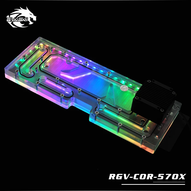Bykski Distro Plate Water Cooling Kit for CORSAIR 570X Chassis CPU GPU RGB RGV-COR-570X