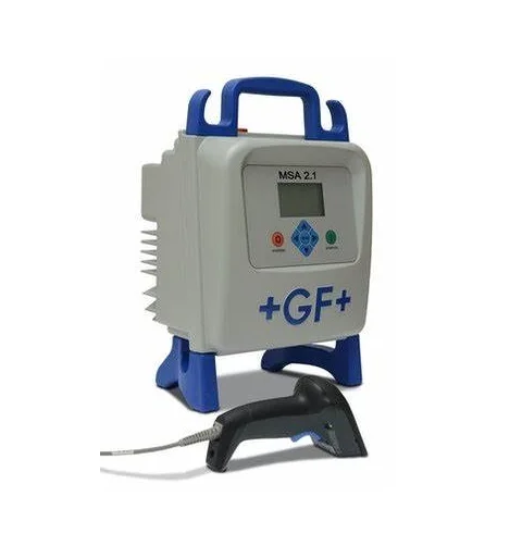 Georg Fischer MSA 2.1 Barcode-Scan/Protocol-Storage Automatic-Electrofusion-Unit Aluminum-500-Logs-Water-Treatment USA Equipment
