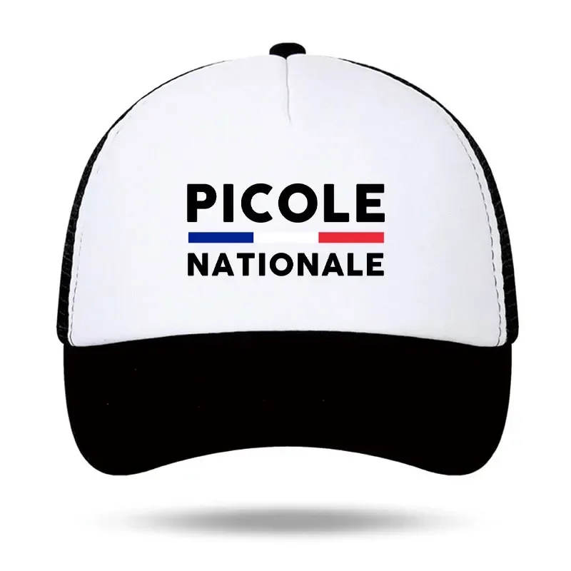 Fashion Picole Nationale Printed Foam Trucker Cap Girl Boy Simmer Sun Beach Snapback Cap Adult Daily Mesh Adjustable Visor Caps