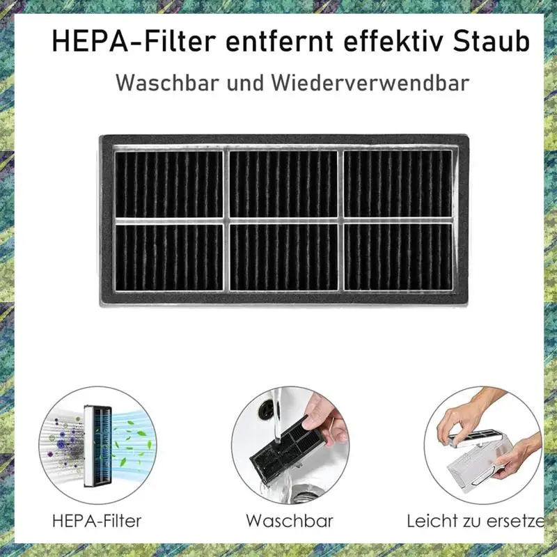 

Nana для Dreame X40 Ultra Complete/L40 Ultra, запасные части для робота-пылесоса, основная боковая щетка, фильтры Hepa, мешки для пыли