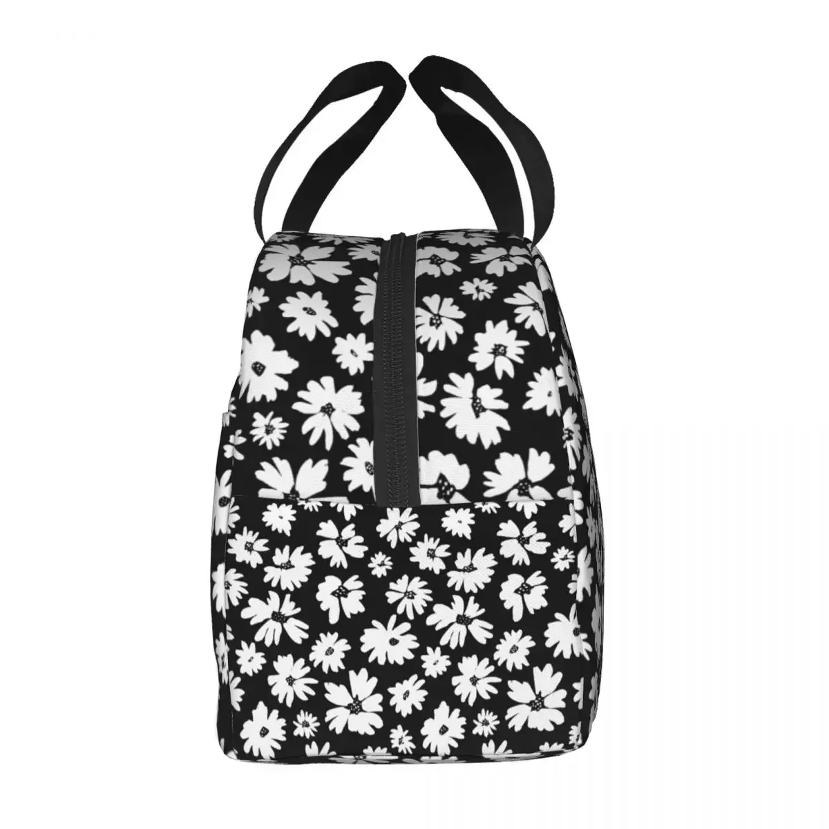 Flor Isolada Oxford Lunch Bag para Mulheres e Crianças, Bolsas De Trabalho, Refrigerador, Caixa Portátil