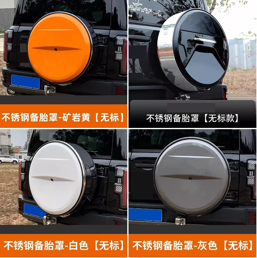 Car Spare Tire Cover for 2024 Beijing BJ40 Rear Spare Tire Protective Cover