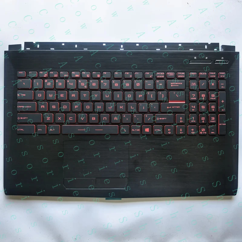 

PP+Backlit new laptop palmrest cover with keyboard for MSI GL62 GV62 GP62 GL62VR MS-16J3 16J4 MS-16J9 MS-16J5