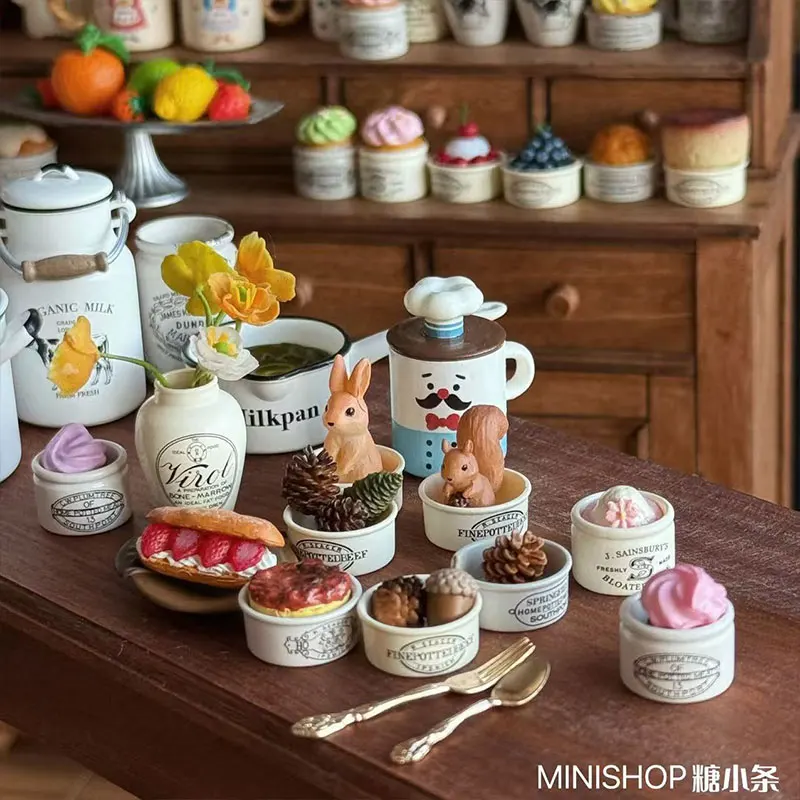 Boîte aveugle à défauts mineurs 1/6 1/12, modèle Miniature, pots de cuisine, bouteilles, bols, accessoires pour maison de poupée, Bjd Ob11, soldat Blyth Lol, décor