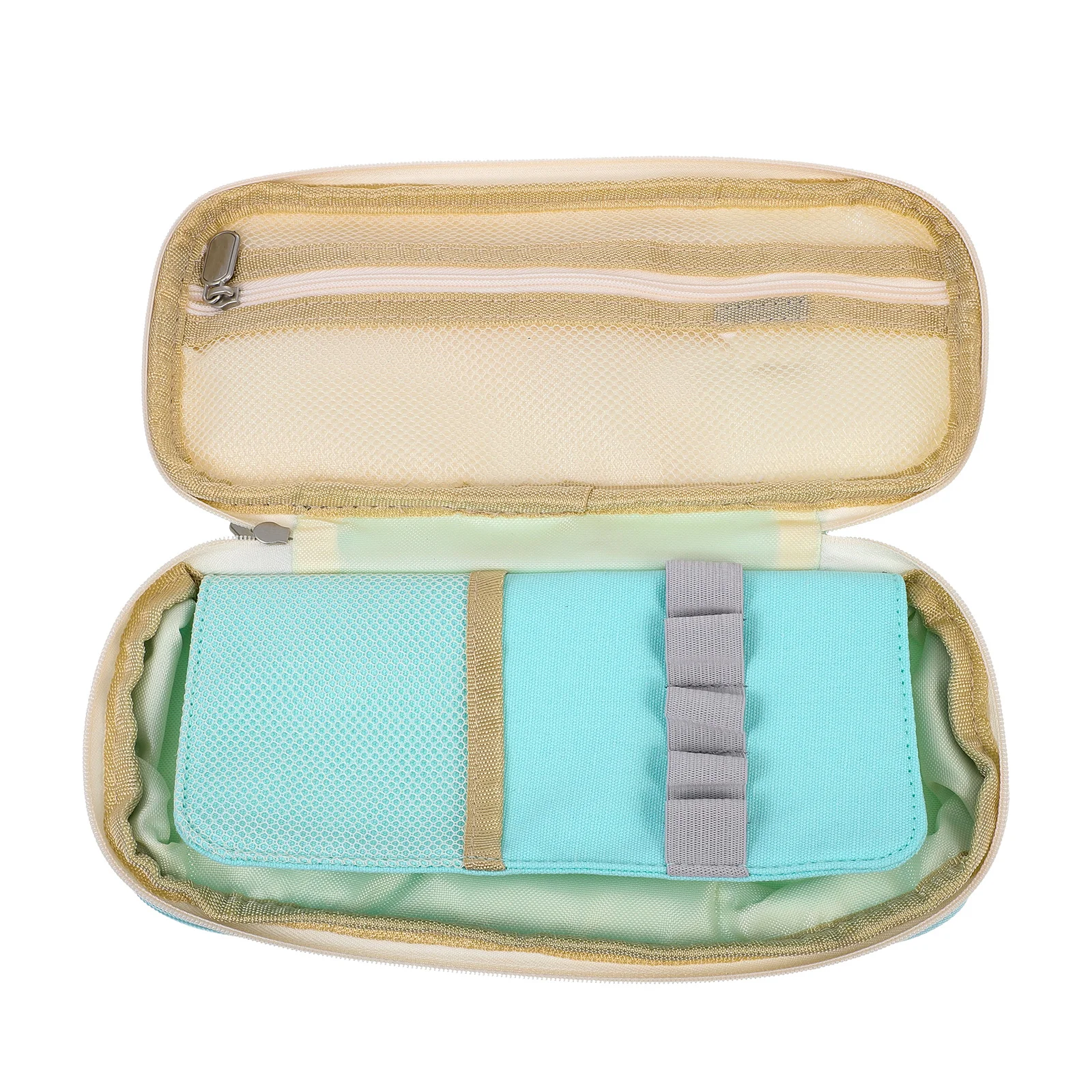 

Big Pencil Case Canvas Pen Pouch Students Stationery Supplies Organizer Portable DIY Pen Storage Bag Wipe Clean