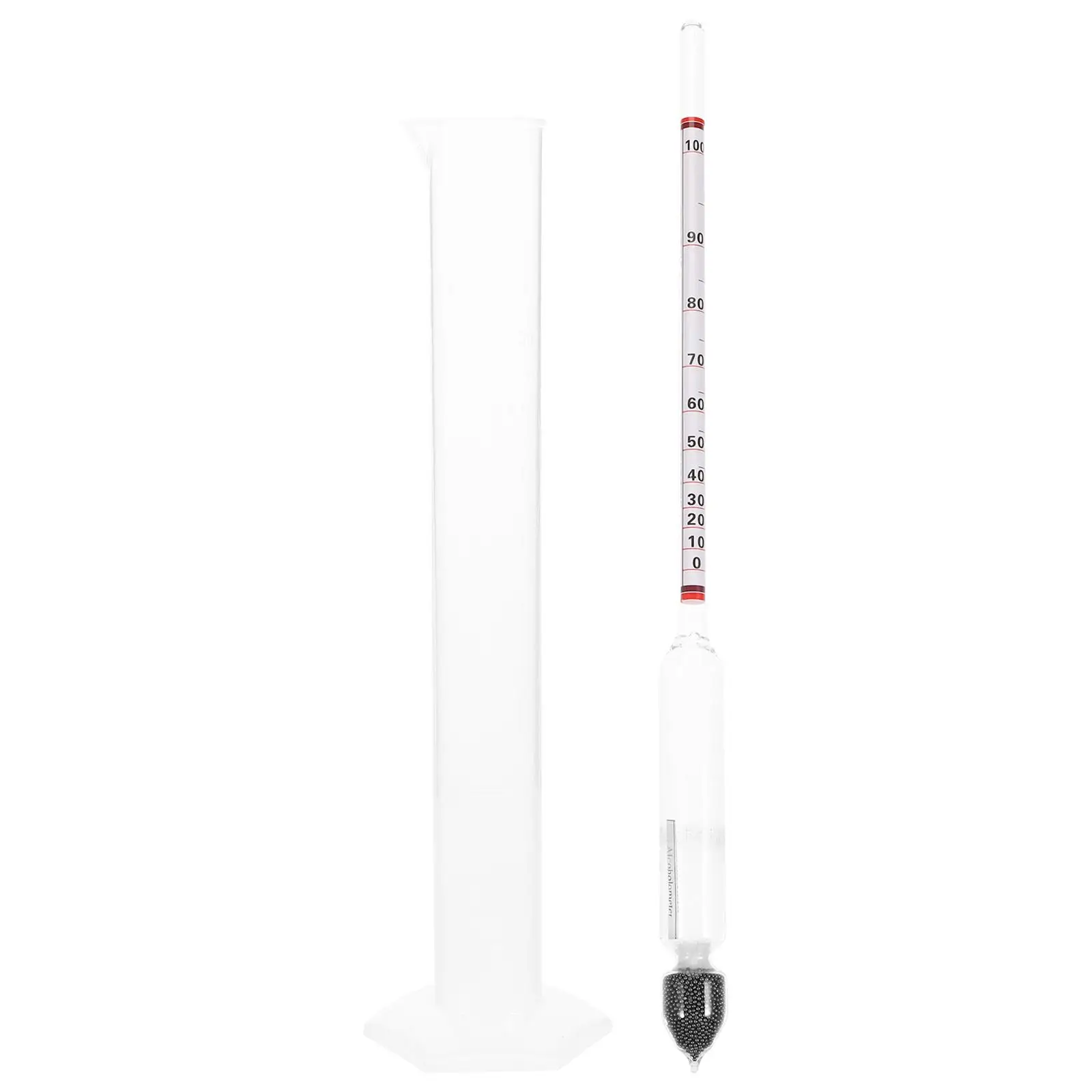 Water Drop Alcohol Density Meter Beaker Liquid Measuring Cups Plastic Hydrometer