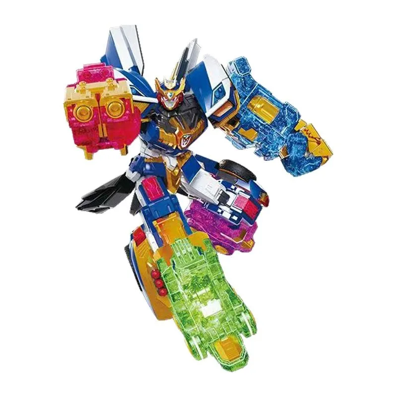 Original Metal Carobot BLUE COP Transformed Autobot Toys FLETA Z BLACK HOOK Card Fighter Car Deformation Vehicle Children\'s Gift