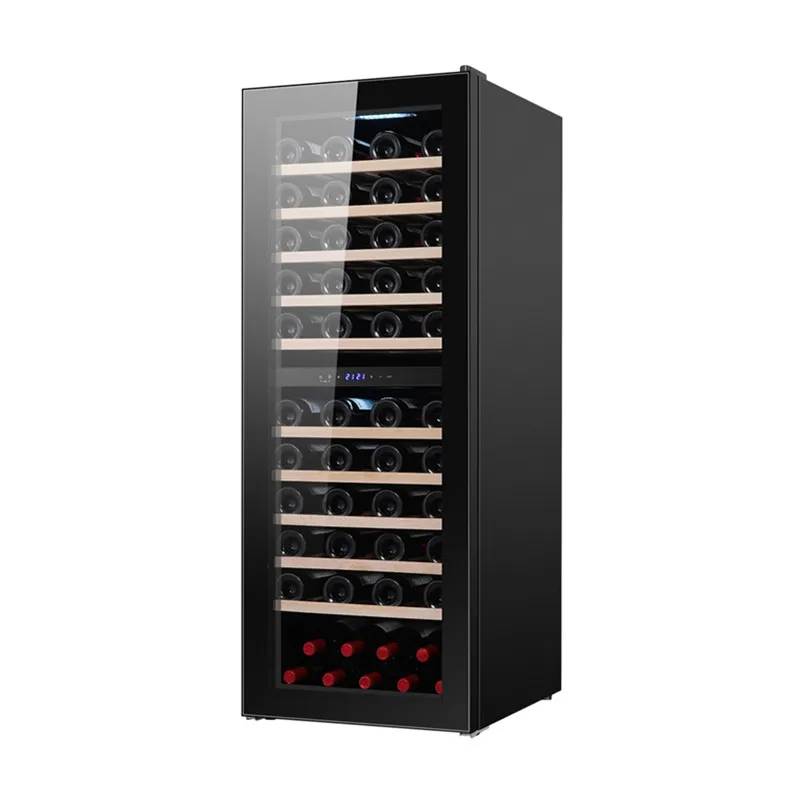 

210L R600a vertical glass door stand up display Wine coolers Beverage coolers