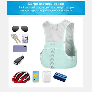 男女通用腰包跑步運動腰帶腰包男士運動騎行手機包防水收納袋女士跑步腰帶包 10 最佳銷售 水袋 - №10