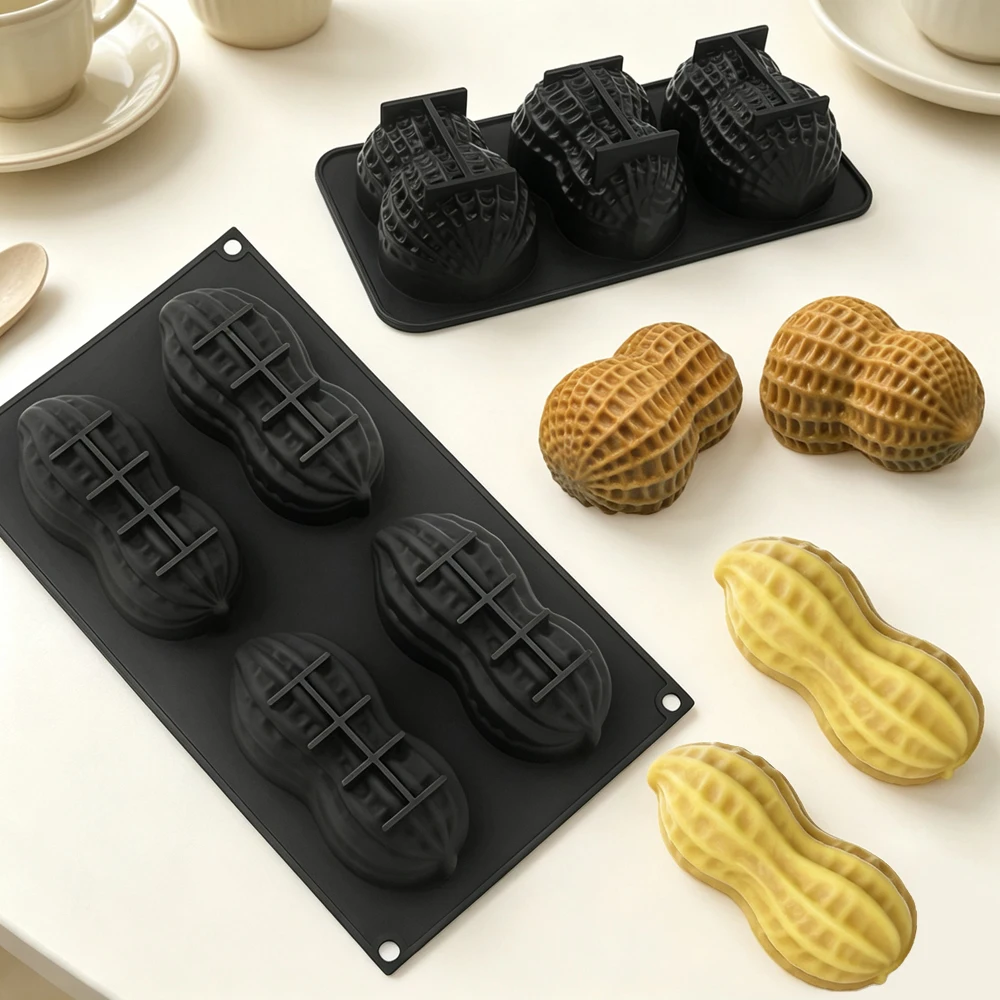 Peanut Peanut Design Food Grade Silicone Chocolate Mould 1/3/4/24 Cell Silicone Mousse Cake Mold Kitchen French Dessert Bakeware - Aliexpress Deal