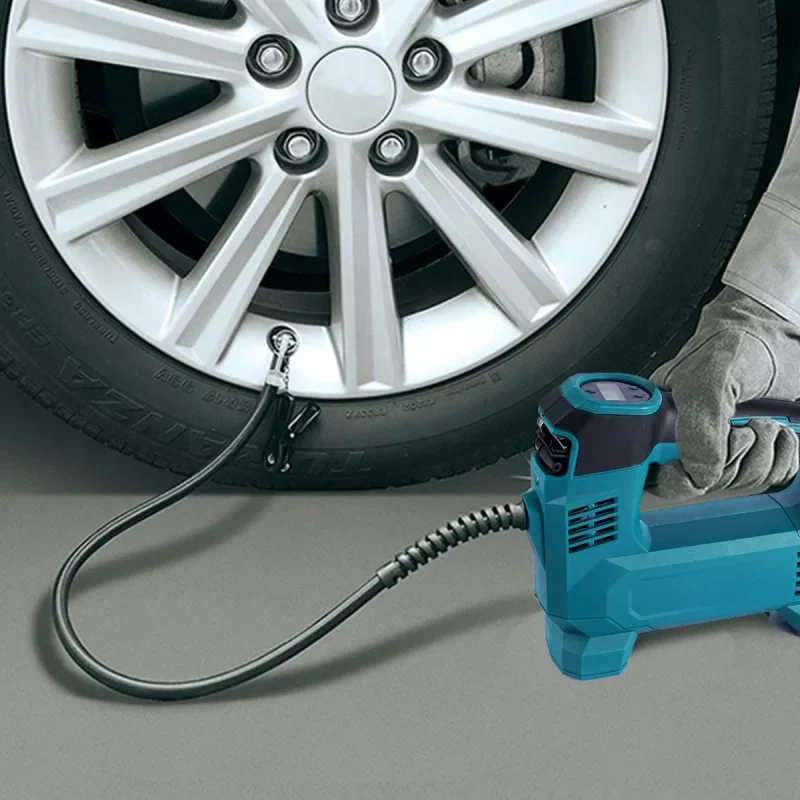 

Portable radio pump car tire tire electrical inflatable air pump, used for Makita 18V battery BL1830