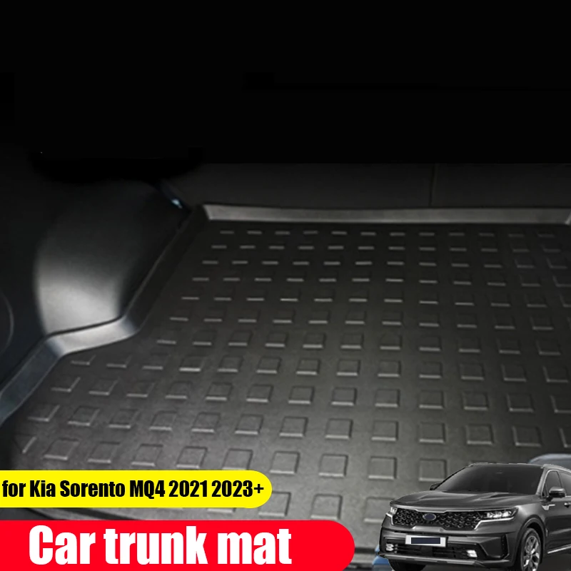 For Kia Sorento MQ4 2020 2022 2023 2024 Car trunk anti dirt mat, trunk mat, and car supplies storage and organization