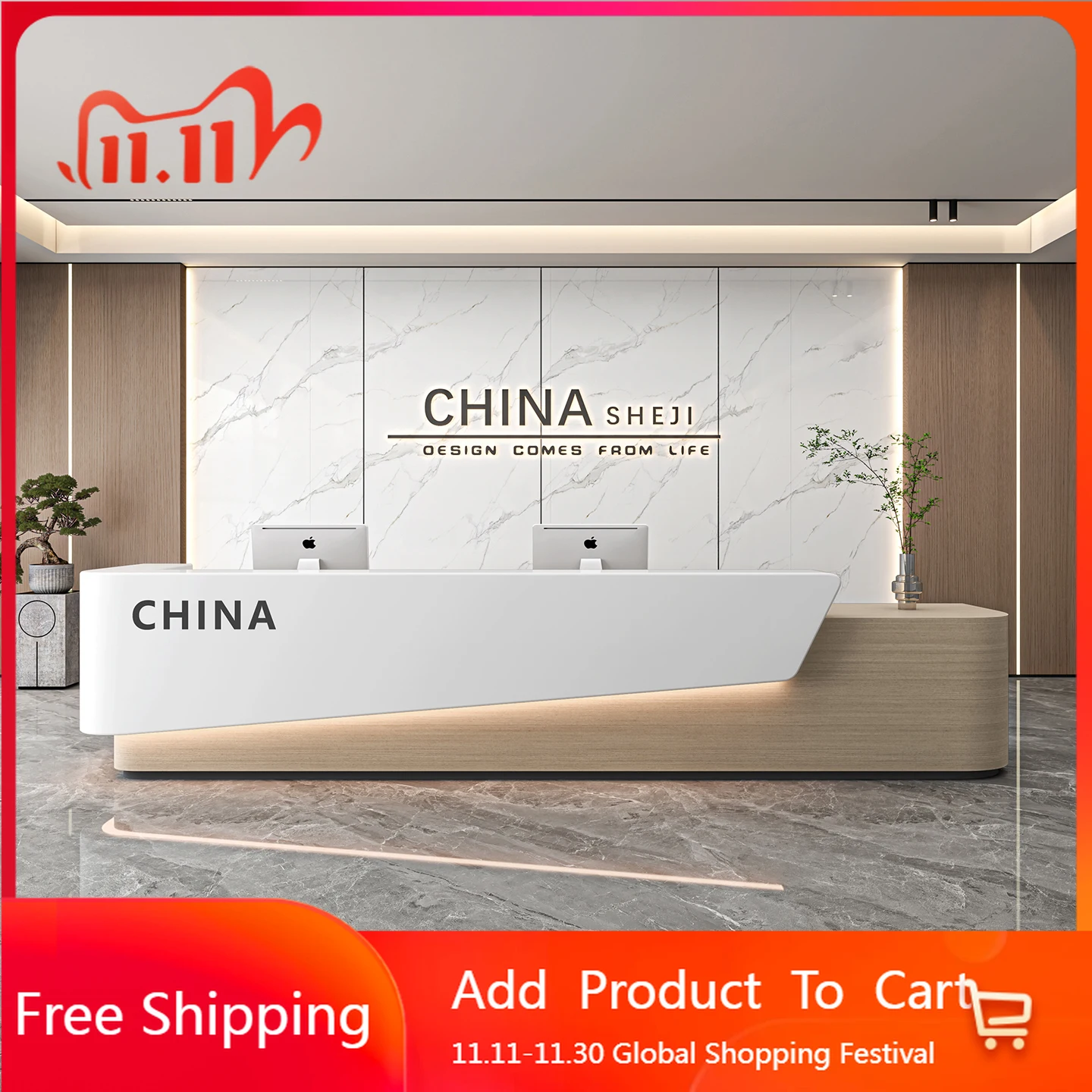 

Luxury Shop Reception Desks Beauty Salon Modern Shelves Restaurant Company Reception Desks Design Escritorio Office Furniture