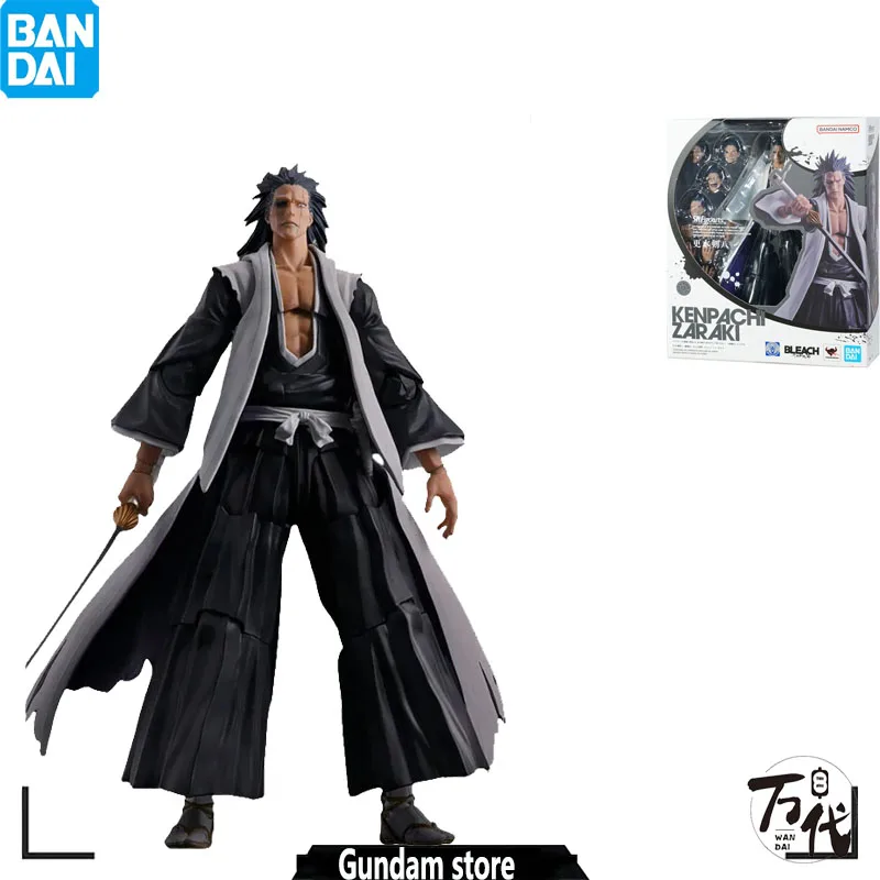 ORIGINALGENUINE BANDAI S.H.FIGUARTS SHFBLEACH THOUSAND-YEAR BLOOD WAR KENPACHI ZARAKI ANIME MODEL KIT FINISHED TOY GIFT FOR KIDS