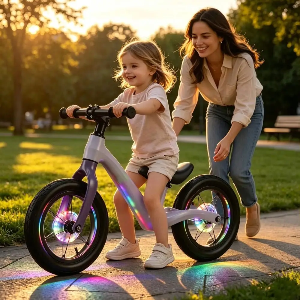 Waterproof Bike Wheel Light Vibration Sensing RGB Colorful Bicycle Spoke Light USB Rechargeable Split Hub Design