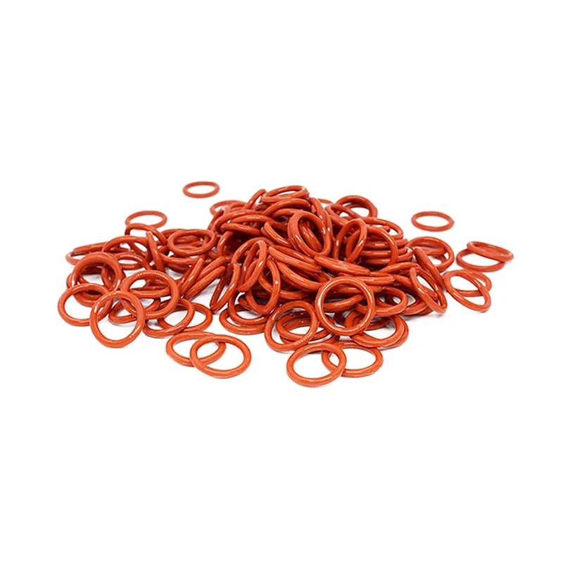 

50PCS Red Silicone VMQ O Ring OD 52/54/55/56/58mm CS 2.4mm Food Grade Sealing Waterproof Insulated Rubber Silicon O Type Gaskets